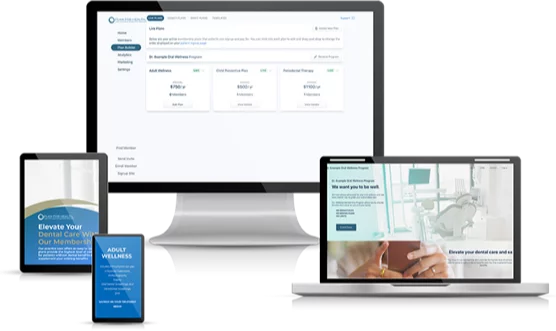 The image displays a computer screen with a webpage open, showing a login page with various fields for entering credentials, accompanied by multiple devices including a smartphone, tablet, laptop, and desktop monitor, all displaying the same webpage, suggesting a demonstration of accessibility features across different platforms.